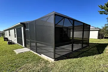 Bronze screen enclosure by East Coast Aluminum